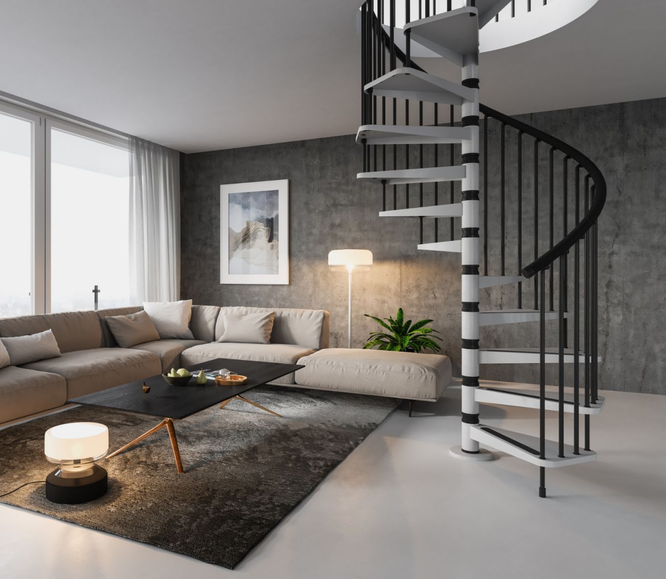 DIY Spiral Stairs
